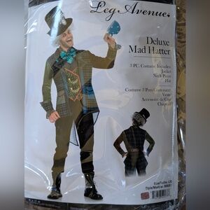 Leg Avenue Mad Hatter Men's Costume Size Large